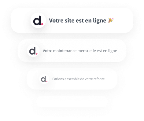 un accompagnement a long terme pour vos projets web